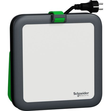 Schneider Electric Arbeitslampe Thorsman IMT47272, 55W 6800lm, Kunststoff, Anthrazitgrau/Weiß/Grün