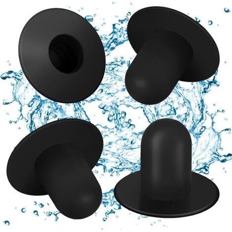 FENOPLASTICABouchons muraux pour Piscine Intex & Bestway - Lot de 4 - Blanc - 3,2 cm de diamètre (1/4)