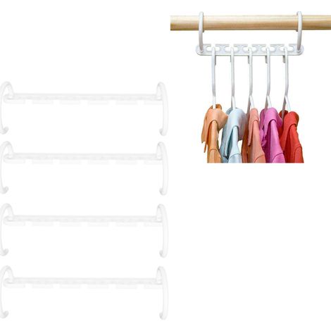 Séchoir à linge pliable 8 pièces avec 5 crochets pour la maison et le salon (1/5)