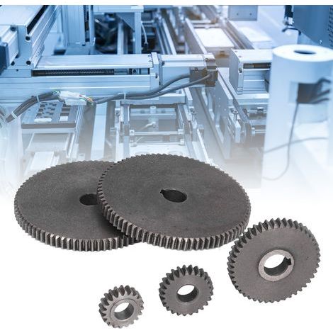 5 Pièces Engrenage Tour Métal Mini T80 T45 T25 T20 Accessoire Kit de Remplacement pour Coupe (1/5)