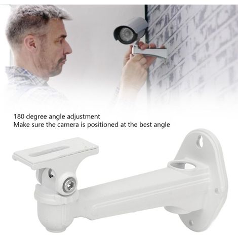 Support de Caméra Surveillance Angle 180° Aluminium Intérieur/Extérieur Mur/Plafond