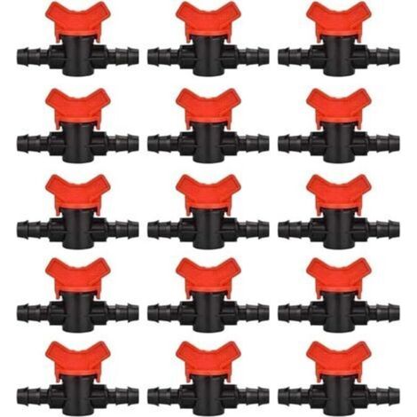 Pack of 15 Irrigation Switching Valve, 16mm Drip Watering Tap, 16mm Valve (1/5)