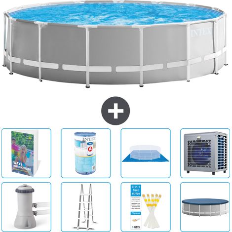 Intex Piscina Prism Frame Redonda - 457x122 cm - 9-piezas  S551 (1/4)