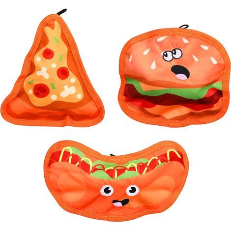 Hamburger, Hot Dog & Pizza Jouets couineurs pour chien (1/5)