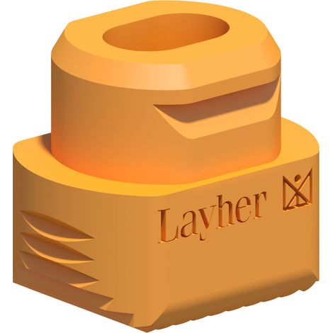 Layher Ersatzteilfuß für Gerüstanlegeleiter 1004 10-20 Sprossen