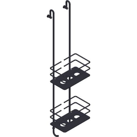 Giese Bodyguard Optisign Duschkorb 30756-14 L:700 mm, schwarz matt