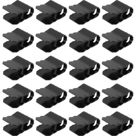 Lot de 20 Clips de Fixation pour Garde-Boue de Voiture Colliers de Serrage en Forme de U pour Protection Moteur (1/5)