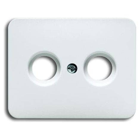 Enjo Double Tv/Sat/Fm Alpha Blanc Studio Mat 2CKA001753A1589 ABB 582505
