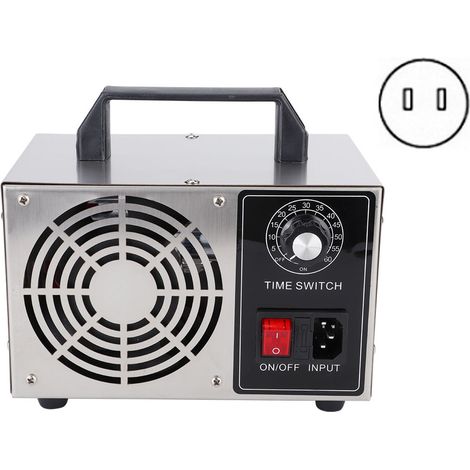 20g Ménage En Acier Inoxydable Générateur D'ozone Machine  Effet De Serre Ozoniseur Purificateur D'air Ozonateur US Plug 110V. (1/5)