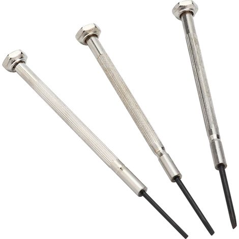 Ensemble de 3 tournevis pour le démontage du bracelet et du mouvement de montre, accessoire de réparation de montres (1/5)