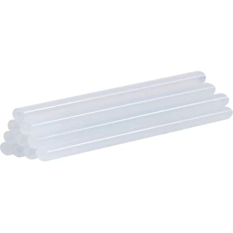 10 batons de colle à chaud transparents 7 x 100 mm - Colle extra puissante pour pistolet à colle chaude, Sans Solvant, Séchage Rapide (1/5)
