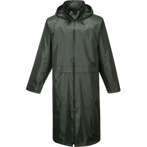 Impermeable de adulto Classic de tejido transpirable abertura frontal S438 6XL Amarillo