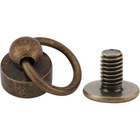 20 pièces Rivets Bronze 8mm pour Sac à Main, Bracelet Cuir DIY et Accessoires de Maroquinerie (1/5)