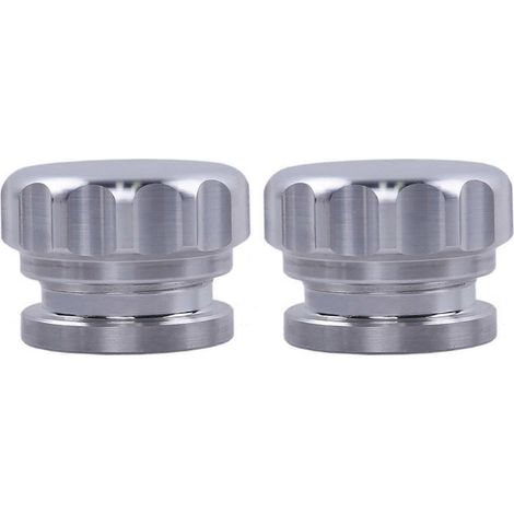 Compatible avec les bouchons de réservoir de carburant en alliage d'aluminium de 51 mm (2 x 2 pouces) soudés au goulot de remplissage et les pièces automobiles pour la modernisation des bouchons de ré (1/5)
