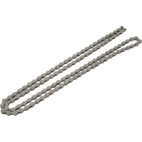 9-Gang-Fahrradkette, Kohlenstoffstahlkette, braune Ersatz- und Reparaturteile für Rennräder und Mountainbikes. (1/5)