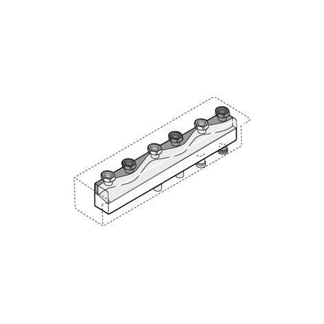 Verteiler WHI distri-comp 25-3-3,5 1 integr. Weiche,3 Heizkreise, bis 3,5m³/h - 40900012372 von Weishaupt