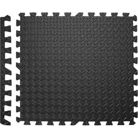 Set de 10 Tapis Puzzle Mousse - Pour Enfants et Nourrissons - Protection Solaire et Thermique - 1cm Épaisseur- 30x30cm (1/5)