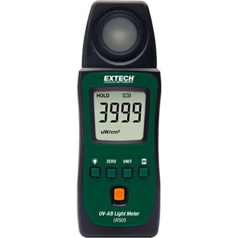 Extech UV505 misuratore UV con schermo LCD retroilluminato nero
