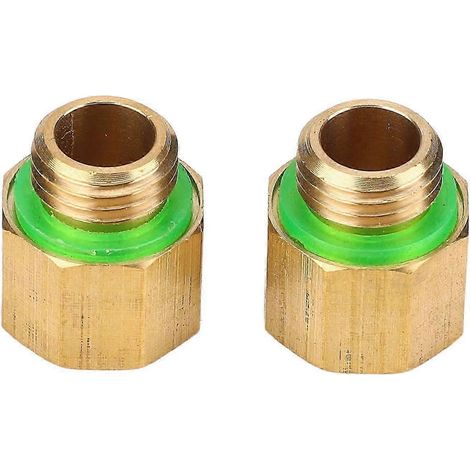 Deux raccords réducteurs pour pulvérisateurs haute pression, filetage interne G38 vers filetage externe G14 compatibles avec les pulvérisateurs de pesticides intelligents. (1/5)