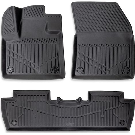 Set mit 4 Stück 3D-Gummifußmatten für den Innenraum Erpassan - PEUGEOT 5008 II 2017-2024