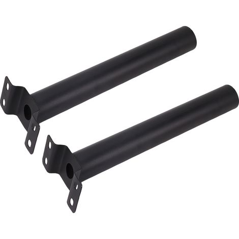 2 supports de fixation pour poteau d'éclairage, en acier allié, à angle réglable, multifonctionnels, pour éclairage solaire de grange. (1/5)