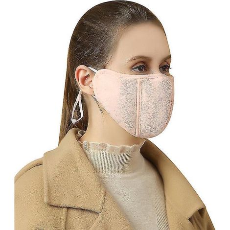 Thermo-Windschutz-Wintermaske für Damen, rosa (1/4)