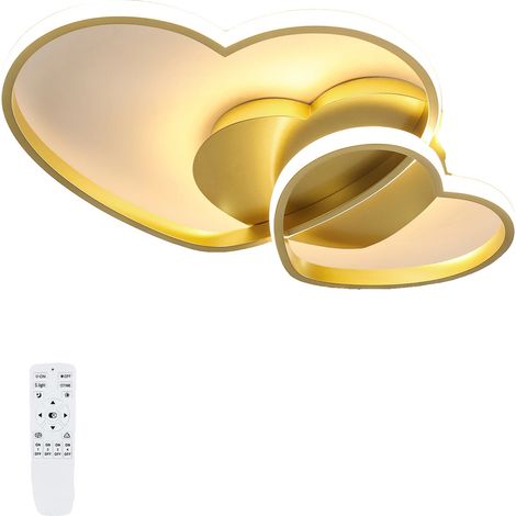 Lumière de plafond, design en forme de cœur, luminosité réglable et dimmable, A6913 (1/2)