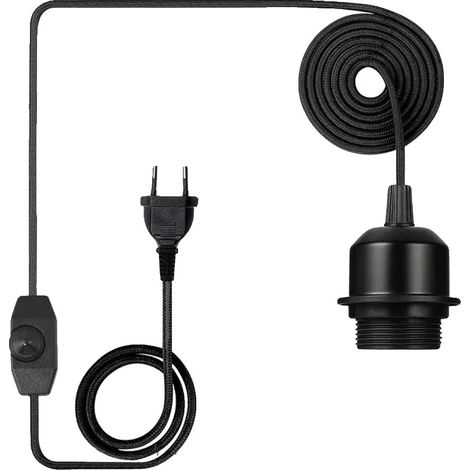 Kit de suspension, douille E27, design industriel vintage, Prise EU DIM (1/2)
