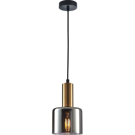 Italux Santia Moderne 1-flammige Kuppel-Pendel-Deckenleuchte, E27 (1/2)