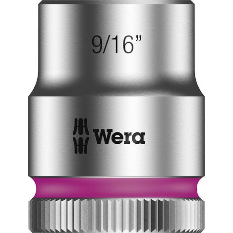 Wera, 8790 HMB Bussola per cricchetto Zyklop con attacco da 3/8", 9/16 pollice (1/3)