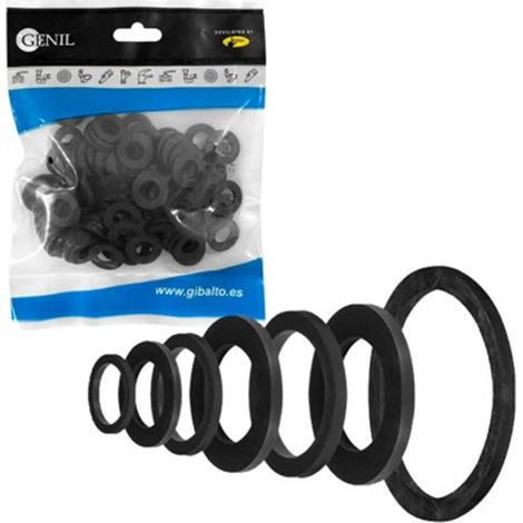 Juntas de goma planas bolsa 100 unidades - 3/8" - 15 x 10 x 2mm RACOR