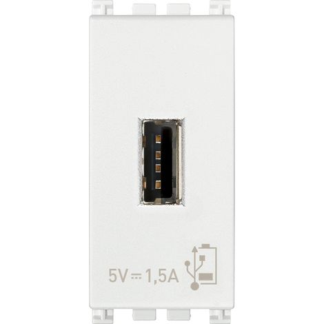 VIMAR - 19292.B Unita alimentazione USB 5V1,5A 1M bianco