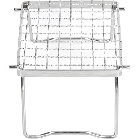 Grill de Barbecue Pliable en Acier Inoxydable pour Randonnée et Pique-nique (1/5)