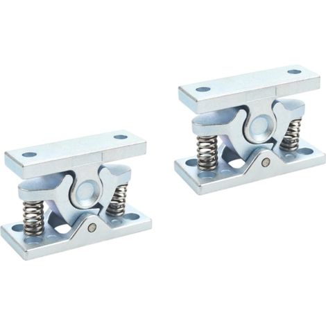 Lot de 2 ressorts verrouillage robustes pour porte placard camping (1/5)