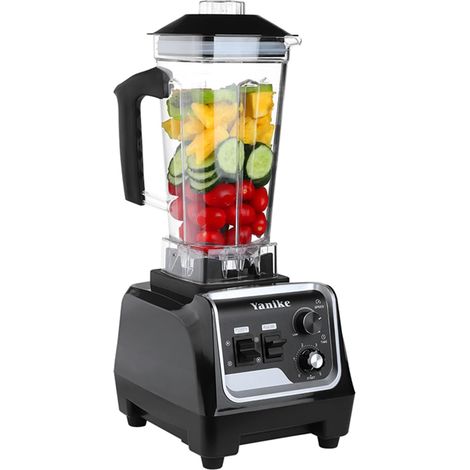 Blender Smoothie Maker Haute Puissance de 2200W avec Récipient en Tritan de 2 Litres sans BPA, Mixeur Blender de Smoothie à Minuterie Intégrée pour Cuisine (Mixeur Blender) (1/5)
