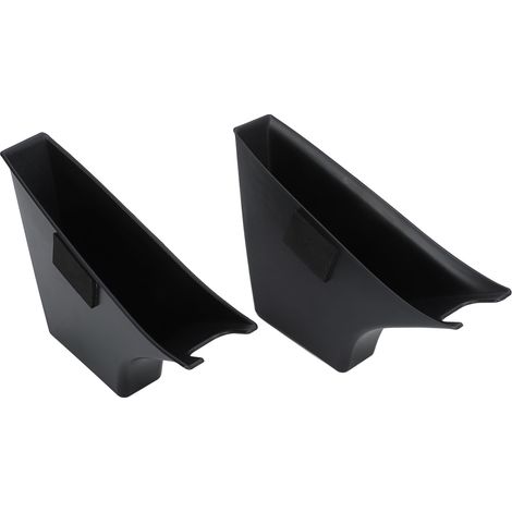 Lot de 2 boîtes de rangement pour portières de voiture, en ABS anti-déformation, remplacement pratique pour portes arrière de Tesla Model 3 Y (1/5)