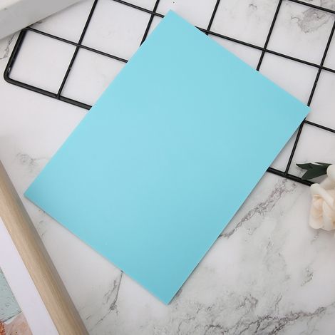Blocs de gravure fins en caoutchouc gélifié pour tampons artisanaux, fabrication DIY, bleu ciel (1/5)