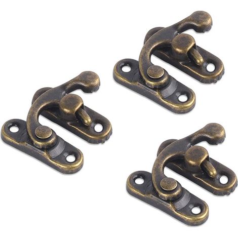 Poignée de Porte Poignées de Porte en métal Boutons de quincaillerie en Bronze Antique, pour Meubles de Cuisine d'armoire Bronze (1/5)