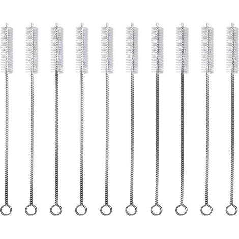 1 Lot Brosse Paille Inox 304 Silicone Nettoyage Biberon Verre (1/5)