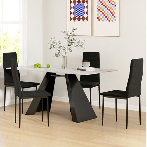 sedia sala da pranzo 41x50x97 set 4 schienale alto OKMYHOME (1/5)