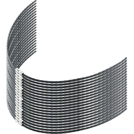 Lot de 20 fils de coupe de rechange pour débroussailleuse Bosch AFS 23-37, compatibles F016800431, 37 × 3,5 mm, noirs (1/2)