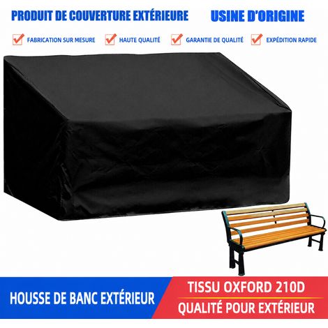 Housse de protection pour banc de jardin 4 places 190x66x89 cm Oxford 210D 4 190x66x89cm 400 g – Livraison gratuite (1/5)