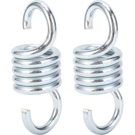 Stück 7 mm Hochleistungs-Hängemattenfederhaken aus verzinktem Eisen mit Zugfeder für Schaukelstühle (1/5)