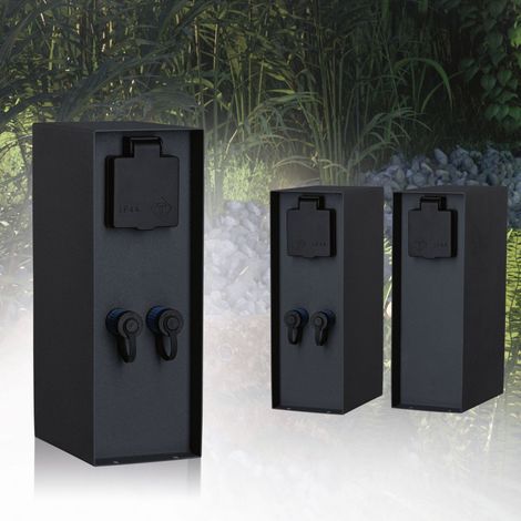 Paulmann Plug & Shine Rio colonne de prises anthracite (1/5)