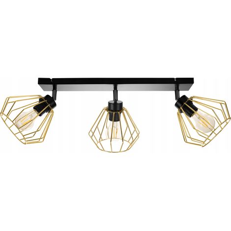 LÁMPARA DE TECHO COLGANTE LÁMPARA DE ARAÑA LED DORADA PLAFON