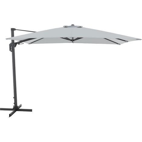 Doppler Sonnenschirm / Ampelschirm "Active Pendel Green Edition 310 x 210", 310 x 210 cm, hellgrau, Bezug aus 100 % Polyester, Gestell aus Aluminium, 26,2 kg (1/5)