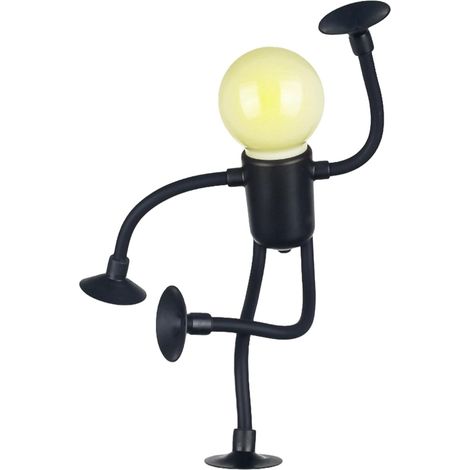 Lampe Amusante Ventouse Souple Alimentée Par Piles (1/5)