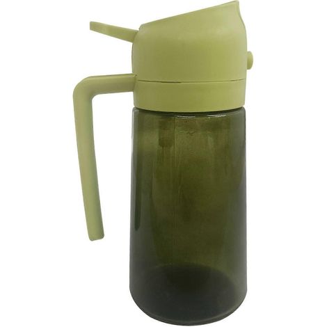 Flacon pulvérisateur rechargeable pour huile et huile d'olive, en verre, 470 ml, pour une application contrôlée des assaisonnements en cuisine.-AquaForge (1/5)