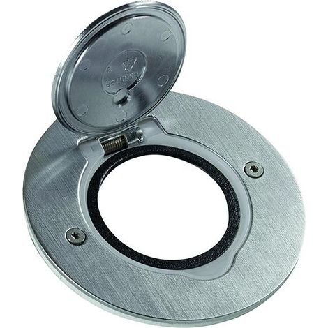 Legrand Bodensteckdose Edelstahl satinierte IP44 IK08