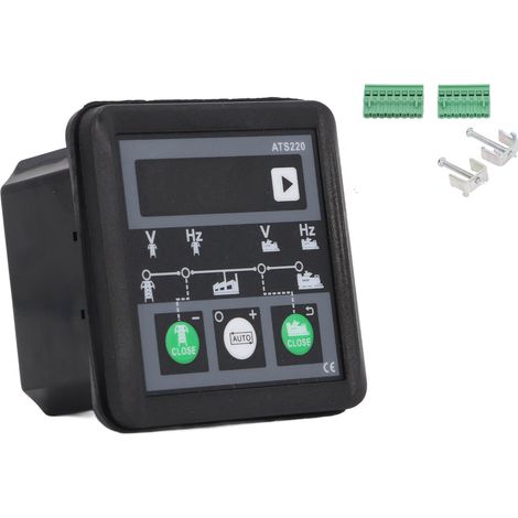 Commandeur automatique de transfert de puissance double ATS IP54 étanche 30-300V pour électricité (1/5)